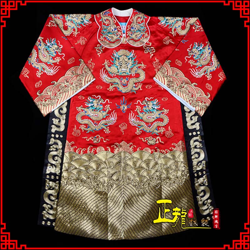 上海皇帝蟒袍全金八宝团龙蟒